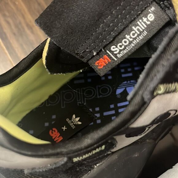 Adidas 3M Nite Jogger Shoes Core Black Reflective Running Sneakers size 5 Men - Picture 3 of 6